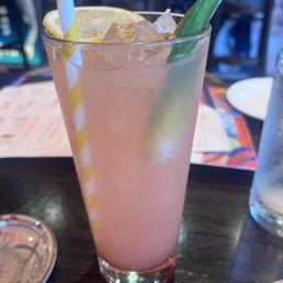 Refreshing coco hydration - coconut water, strawberry, and lemonade Refreshing coco hydration - coconut water, strawberry, and lemonade