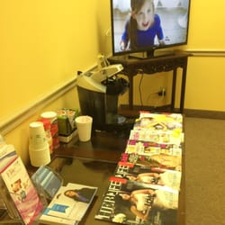 Diagnostic Cardiology Associates - Keurig and plenty of magazines! (The office isn't a weird yellow color, just the picture.)