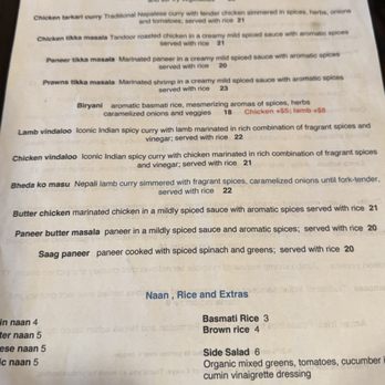 Himali Bistro - Menu - Indian Near Me - Burlingame, California Himali Bistro - Menu - Indian Near Me - Burlingame, California