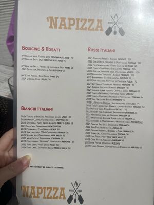 Menu photo 1 Napizza San Francisco, CA Menu photo 1 Napizza San Francisco, CA