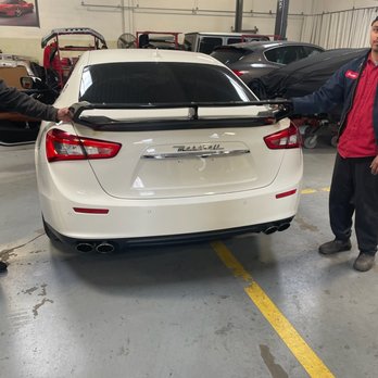 Crash Champions - Installed carbon fiber spoiler. Love it - Body Shops Near Me - Costa Mesa, California Crash Champions - Installed carbon fiber spoiler. Love it - Body Shops Near Me - Costa Mesa, California