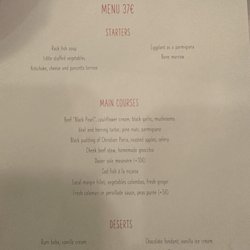Aux Bons Enfants - Menu 30 May 2023