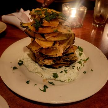 The Harrison - Zucchini Stack that wasn't oily - Bars Near Me - Floral Park, New York