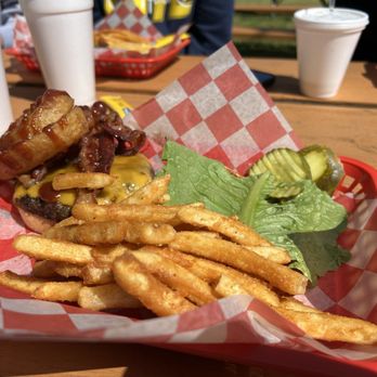 The Grill At Clemson Marina - Cowboy burger - American Near Me - Seneca, South Carolina The Grill At Clemson Marina - Cowboy burger - American Near Me - Seneca, South Carolina