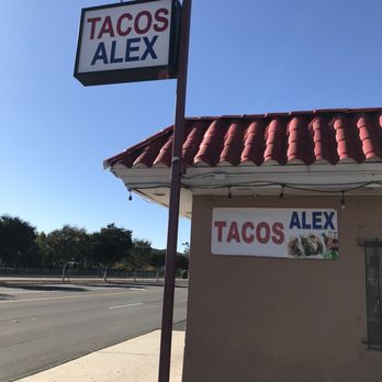Tacos Alex - Front parking lot. Fits about 5-6 cars - Tacos Near Me - San Marcos, California Tacos Alex - Front parking lot. Fits about 5-6 cars - Tacos Near Me - San Marcos, California