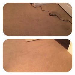 Steam 'N Clean - Before is the top and after is the bottom picture.