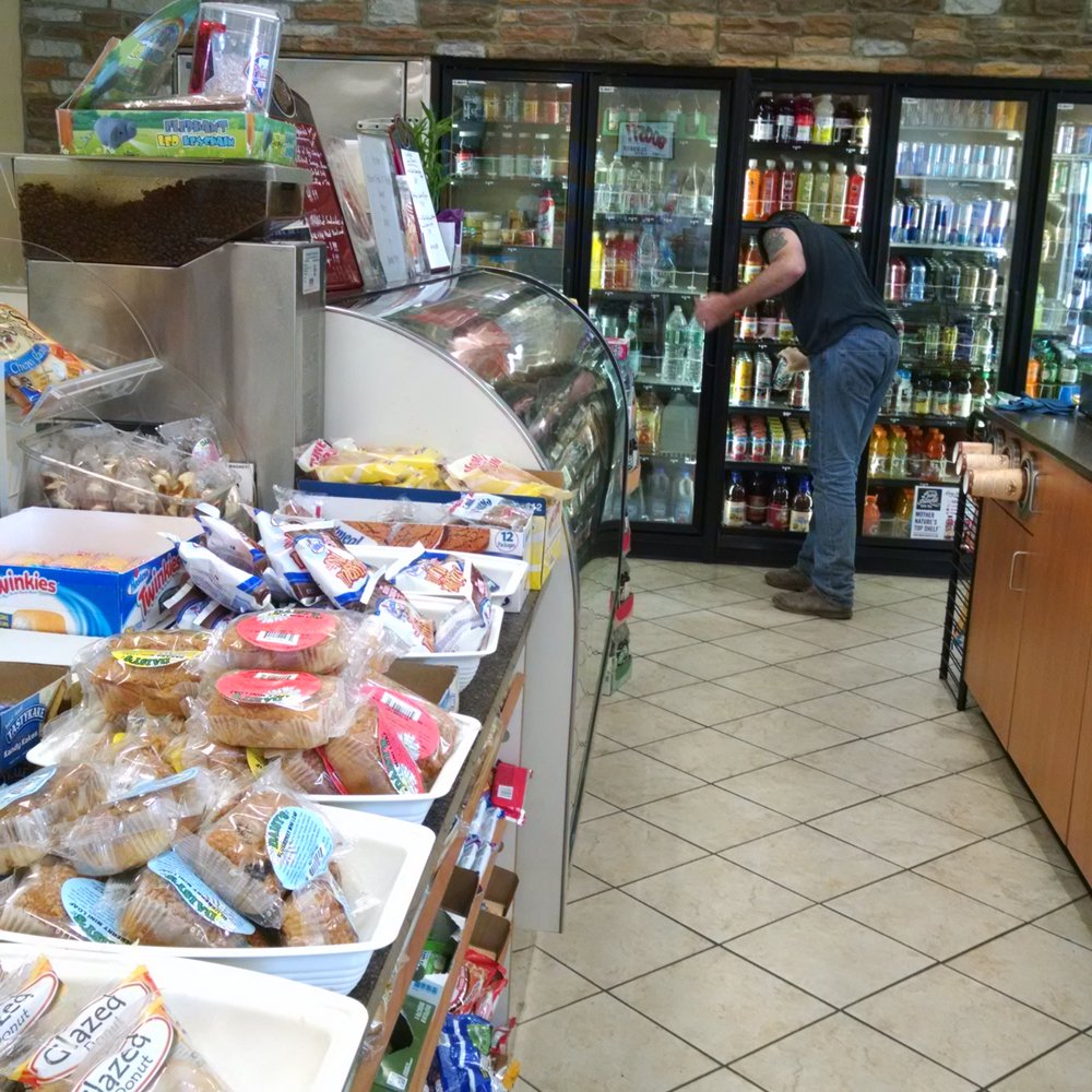a man in a grocery store