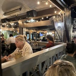 Microbrasserie Charlevoix - Seating area.