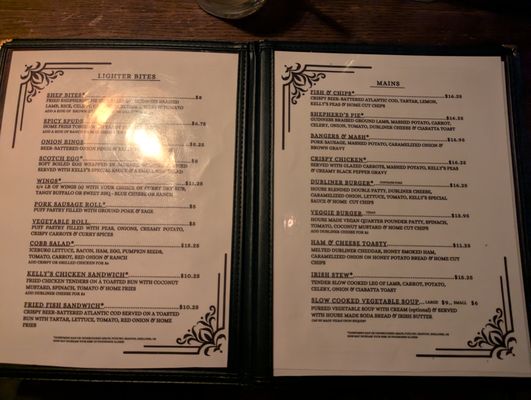 Menu photo 7 Kelly’s Irish Pub Austin, TX