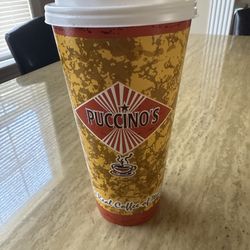 Puccino's Coffee - Large vanilla latte