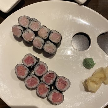 Hanami Japanese Cuisine - Yellow tail scallion and tuna rolls - Asian Fusion Near Me - Middletown, New York Hanami Japanese Cuisine - Yellow tail scallion and tuna rolls - Asian Fusion Near Me - Middletown, New York