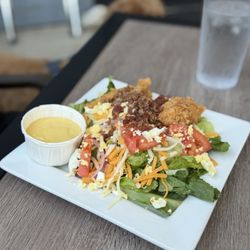 Saugatuck Brewing Co - Half portion of country fried chicken salad. It's sizeable.