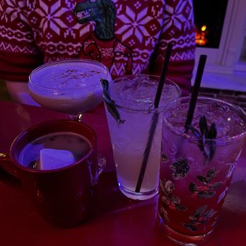The Woods - Spicy hot cocoa, eggnog espresso martini, cranberry gin, and cider smash - Dance Clubs Near Me - Seattle, Washington The Woods - Spicy hot cocoa, eggnog espresso martini, cranberry gin, and cider smash - Dance Clubs Near Me - Seattle, Washington