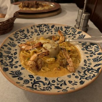 Turquoise Restaurant - Seafood Tagliatelle Pasta - Turkish Near Me - Chicago, Illinois