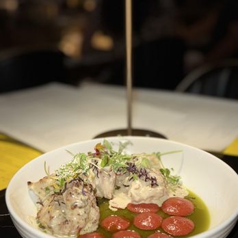 Farzi - Goat Cheese Chicken Tikka - Indian Near Me - New York, New York Farzi - Goat Cheese Chicken Tikka - Indian Near Me - New York, New York