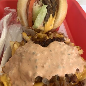 In-N-Out Burger - Double Burger Animal style Fries animal style - Burgers Near Me - Windcrest, Texas In-N-Out Burger - Double Burger Animal style Fries animal style - Burgers Near Me - Windcrest, Texas