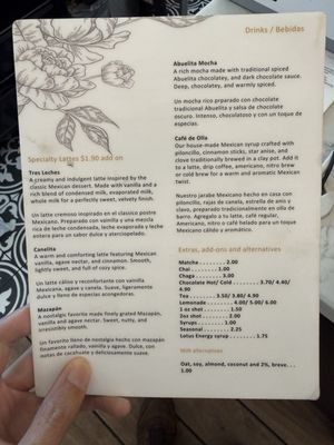 Menu photo 2 Deseo Coffee Shack Phoenix, AZ