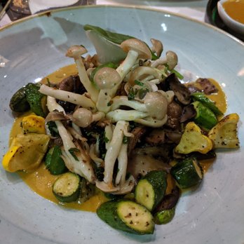 Xochi - Hongos with mole amarillo - Mexican Near Me - Houston, Texas