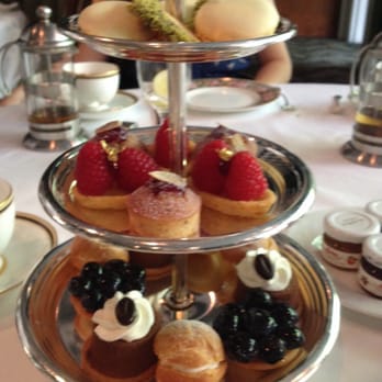 Polo Lounge - Assorted tea time desserts - New American Near Me - Beverly Hills, California