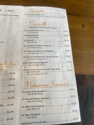 Menu photo 5 Pho Ava Elk Grove, CA Menu photo 5 Pho Ava Elk Grove, CA