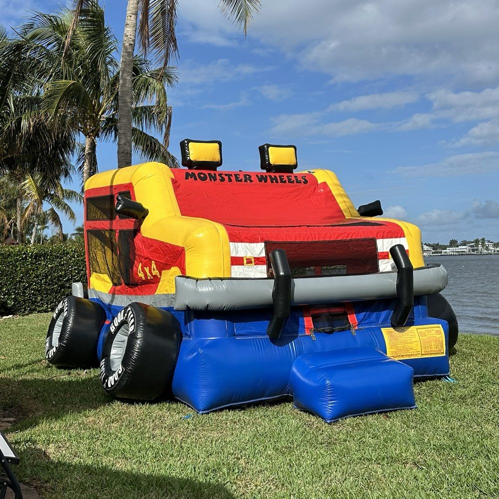 Palm Beach Inflatables - Monster Truck bounce house - Bounce House Rentals Near Me Palm Beach Inflatables - Monster Truck bounce house - Bounce House Rentals Near Me