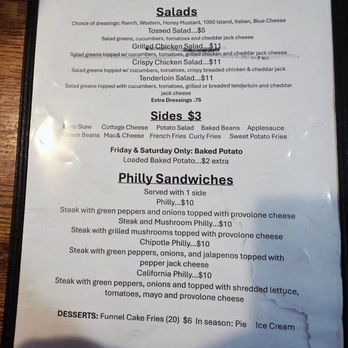 Baxters Grill - Menu - Coffee & Tea Near Me - Fremont, Iowa