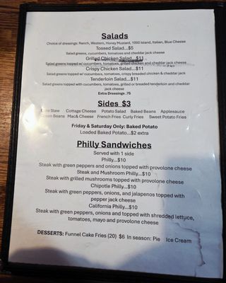 Menu photo 1 Baxters Grill Fremont, IA