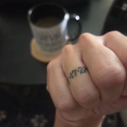 Full Throttle - The tatoo - not consistent sizing or spacing.