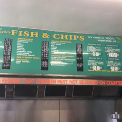 Chris' Fish & Chips - Menu 2