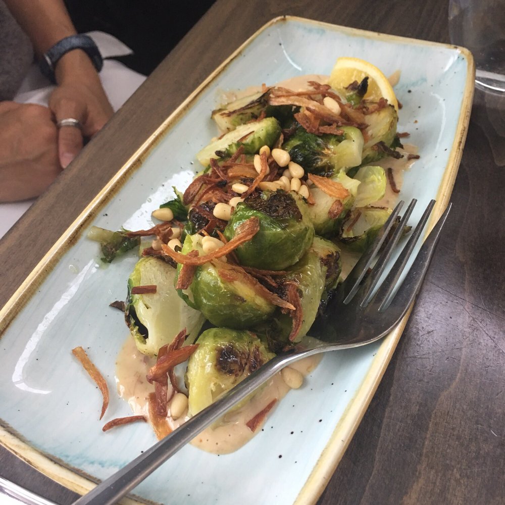 Crazyweed Kitchen - Roasted Brussels sprouts - Asian Fusion Near Me - Canmore, Alberta
