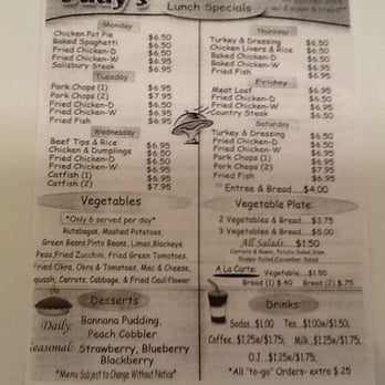 Judy's Restaurant - Dinner menu - Southern Near Me - Fairburn, Georgia