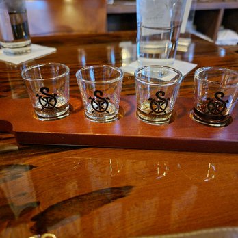 Steel Tie Spirits - Sample flight - Distilleries Near Me - West Palm Beach, Florida Steel Tie Spirits - Sample flight - Distilleries Near Me - West Palm Beach, Florida