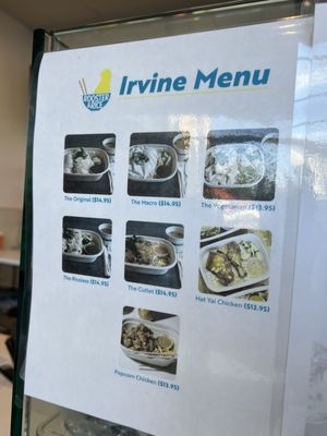 Menu photo 4 Rooster & Rice Irvine, CA