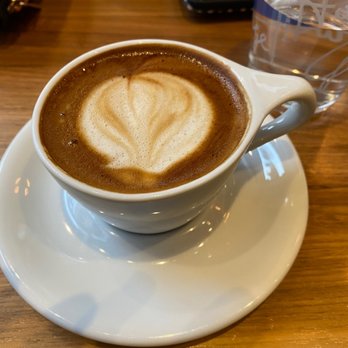 George Howell Coffee - Almond milk flat white - Coffee & Tea Near Me - Boston, Massachusetts George Howell Coffee - Almond milk flat white - Coffee & Tea Near Me - Boston, Massachusetts