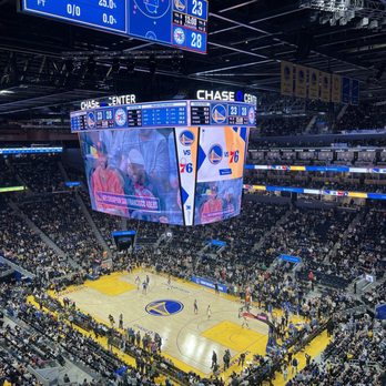 Golden State Warriors - View from our seats - Professional Sports Teams Near Me - San Francisco, California