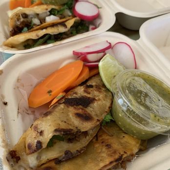 Tacos Y Mariscos Las Islitas - Tacos with added sides (not noted on menu). - Food Trucks Near Me - Kahului, Hawaii Tacos Y Mariscos Las Islitas - Tacos with added sides (not noted on menu). - Food Trucks Near Me - Kahului, Hawaii