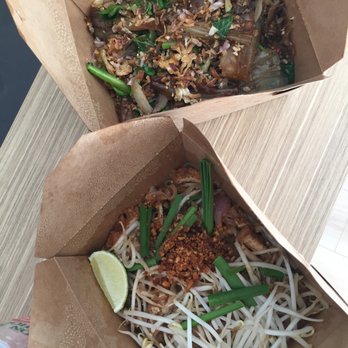 Sen Pad Thai - Pad Thai (bottom) & Pad Siew Beef (top) - Thai Near Me - Vancouver, British Columbia Sen Pad Thai - Pad Thai (bottom) & Pad Siew Beef (top) - Thai Near Me - Vancouver, British Columbia