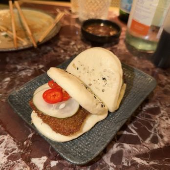 Double Knot - Duck Scrapple Bao - Sushi Bars Near Me - New York, New York Double Knot - Duck Scrapple Bao - Sushi Bars Near Me - New York, New York