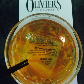Oliviers Hideaway - A few cocktails from Oliver's Hideaway! This one is called the Old Fashioned Breakdown. - Cocktail Bars Near Me - Daytona Beach, Florida Oliviers Hideaway - A few cocktails from Oliver's Hideaway! This one is called the Old Fashioned Breakdown. - Cocktail Bars Near Me - Daytona Beach, Florida