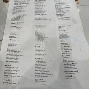 The Brass Tap - Menu - Sports Bars Near Me - Hollister, California