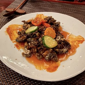 HanGawi - Crispy Mushroom in Sweet and Sour Sauce. Super crisp and classic. - Vegetarian Near Me - New York, New York HanGawi - Crispy Mushroom in Sweet and Sour Sauce. Super crisp and classic. - Vegetarian Near Me - New York, New York