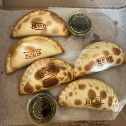 Branded Empanada I ate the shrimp one.