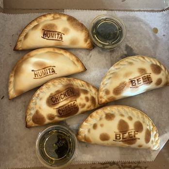 Thimi's Empanadas - Branded Empanada I ate the shrimp one. - Empanadas Near Me - Chicago, Illinois
