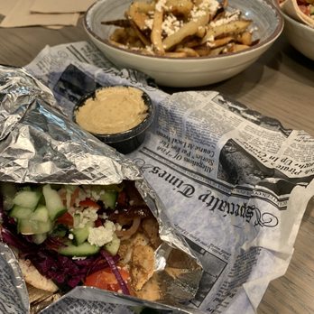 Kairos Mediterranean - Spicy Harissa Chicken Pita - Mediterranean Near Me - Columbia, South Carolina Kairos Mediterranean - Spicy Harissa Chicken Pita - Mediterranean Near Me - Columbia, South Carolina