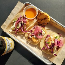 Sunset Cantina - Baja shrimp tacos!