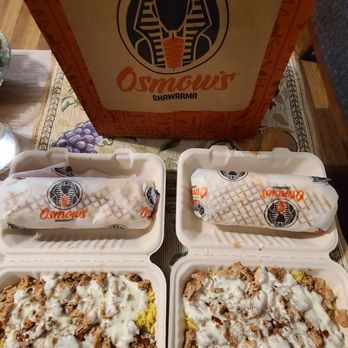 Osmow's Shawarma - Chicken on the rocks and chicken shawarma wraps - Mediterranean Near Me - Pickering, Ontario