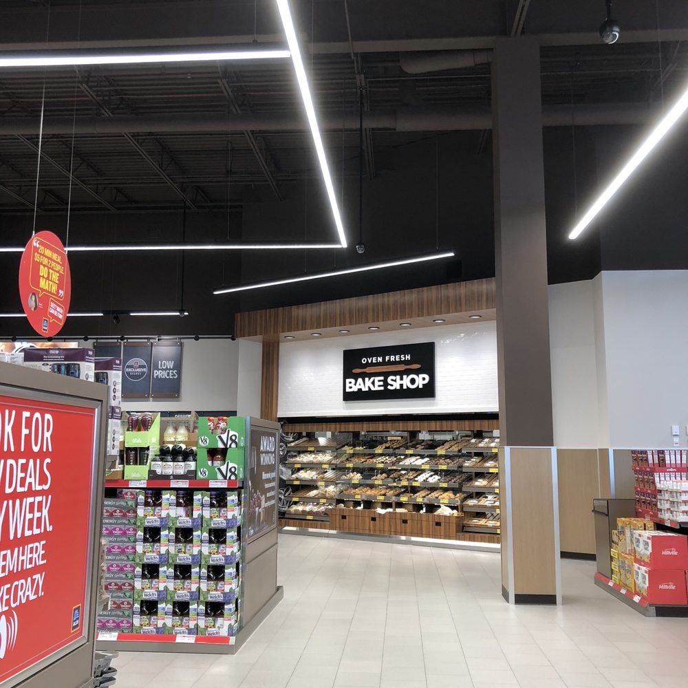 Amazing lighting and wide aisles.