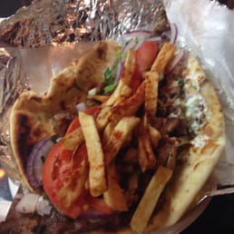 Pork Souvlaki Sandwich Lunch Special