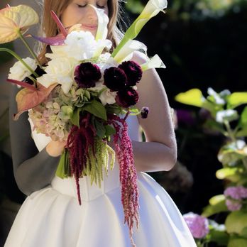 Rainbow Flowers - Bride's bouquet! She wanted a moody vibe & they delivered! - Florists Near Me - San Diego, California Rainbow Flowers - Bride's bouquet! She wanted a moody vibe & they delivered! - Florists Near Me - San Diego, California