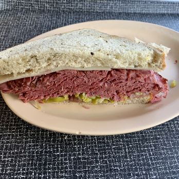 Bud's Buffet - pastrami sandwich with cheese on rye. - Halal Near Me - Sacramento, California Bud's Buffet - pastrami sandwich with cheese on rye. - Halal Near Me - Sacramento, California